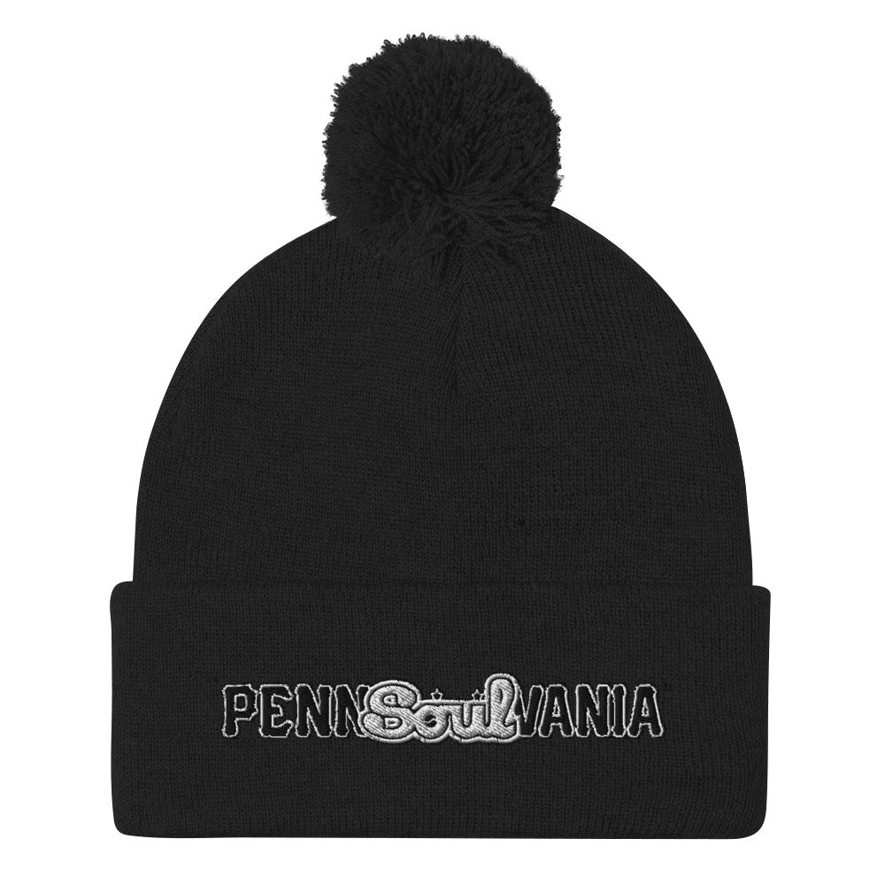 Home Run Pom-Pom Beanie