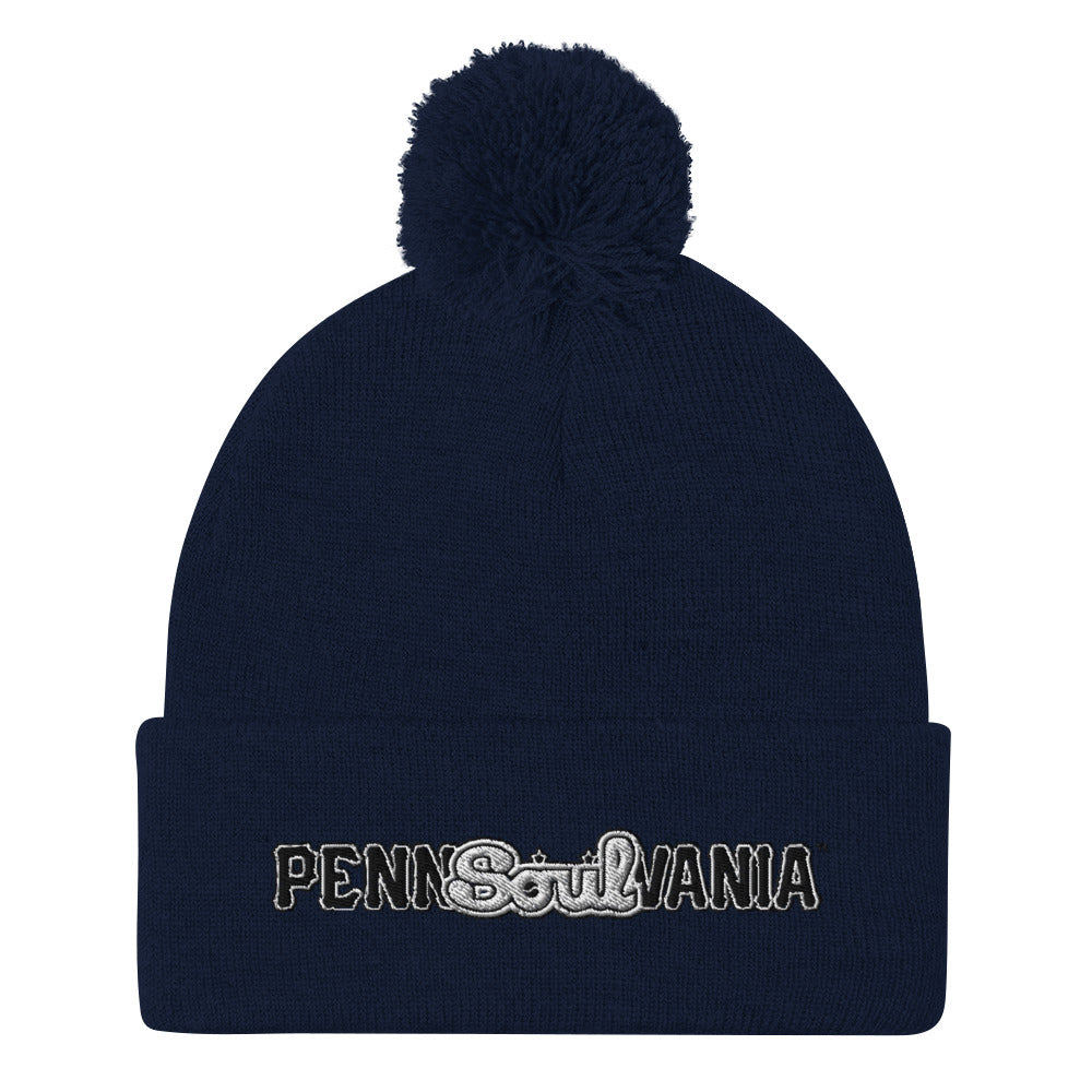 Home Run Pom-Pom Beanie